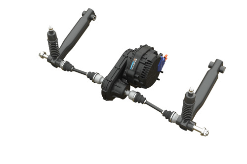 Saietta - AFT140i fully integrated light duty eDrive